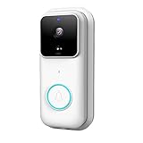 Haushalt B60 WiFi Türklingel Visuelle Gegensprechanlage Horizontal Metall Smart Video Türklingel mit Cloud Speicher Smart Home Geräte, Kunststoff, Metall, Ohne E