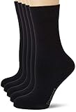 Schiesser Damen Multipack 5 Pack Damensocken Strümpfe Socken, Schwarz, 39-42 EU