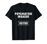 Psychiatrie Sträfling Knast Häftling Gefängnis Kostüm Orange T-S