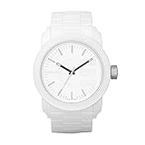 Diesel Unisex Analog Quarz Uhr mit Silikon Armband DZ1436