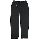 Redfield Jogginghose in schwarz Übergrößen bis 8XL, Größe:4XL