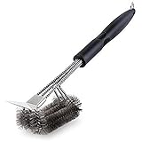 Grillreinigungsbürste Multifunktional BBQ Grillreinigungsbürste Drahtbürste Grill Net Reinigung Bürste Ofenbürste Grill Reinigungsbürste Werkzeug Grillreiniger Zubehö