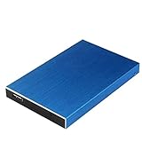 XFDJRM HDD 2.5 Festplatte 500 GB 1 TB 2 TB tragbare externe Festplatte HD-Festplatte HD Externo-Festplatte für Laptop-Computer (Color : Blue)