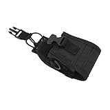 XINL 2-Wege-Funk-Aufbewahrungstasche, Walkie-Talkie-Haltertasche Einstellbar Abnehmbares tragbares Nylon für Quansheng für Puxing für(MSC-20A)