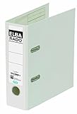 ELBA rado plast Ordner A5 hoch 7,5 cm breit weiß mit Einsteckrück