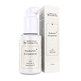 Hyaluron Serum hochdosiert 3 fach Komplex mit Vitamin C & Niacinamid | Anti Aging Straffung & Porenverfeinerung von Breathe Cosmetics® vegan mit wertvoller Aloe Vera, Urea und Zink | 50