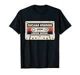 NUCLEAR ENGINEER Funny Job Title, Vintage Retro Karriere T-S