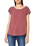 ONLY Damen ONLVIC S/S SOLID TOP NOOS PTM T-Shirt, Rose Brown, 42