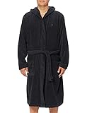 Tommy Hilfiger Herren TOWELLING ROBE Frottee-Bademantel, Wüstenhimmel, M
