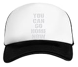 You Can Go Home Now Weiß Schwarz Unisex Kinder Baseball Cap Kids White Black