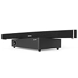 AudioAffairs CCX 010 Soundbar mit Soubwoofer, Bluetooth & AUX In - HiFi Sound Bar mit Wandhalterung, unterstützt HDMI ARC & Chromecast, Top Sound & optisch ansp