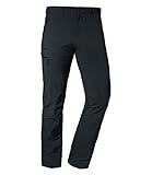 Schöffel Herren Pants Koper1 bequeme und robuste Herren Hose mit 4-Wege-Stretch, elastische und wasserabweisende Wanderhose für Männer, black, 54