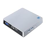 Mini PC,Windows 10 Pro(64-bit) Intel x5-Z8350 Fanless Mini Computer with HDMI/VGA Port,4K HD,4GB/64GB eMMC,2.4/5G WiFi,Gigabit Ethernet,Support 2.5-Inch SATA SSD/HDD,Auto Power O