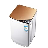 Generic Waschmaschinen Kleine Waschmaschine, vollautomatisches Waschen und Trocknen Kleine Haushaltswaschmaschine, Waschkapazität 4,2 kg, 240 W (Color : Gold)