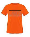 Comedy Shirts - Lauch - Jungen T-Shirt - Orange/Blau-Braun Gr. 86/92