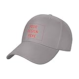 Personality Baseball Hat Custom Text & Photo Papa Hats Entwerfen Sie Ihre eigenen verstellbaren Metallriemen Papa Cap Visiere Unisex Personalisierte Trucker-Hüte, Cowboy-Hut im Freien Baseball Cap