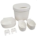 Ikea Behälter 4er-Set, weiß 27 x 23 x 26 cm; 399.16 g