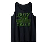 Cool Duty Call – Geschenk für Männer und Frauen, die Spiele lieben. Tank Top