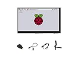 Ingcool 7 Zoll HDMI LCD 1024x600 Auflösung kapazitiver Touchscreen IPS Display-Modul kompatibel mit Raspberry Pi 4 3 2 1 B B+ A+, PC, unterstützt Windows 10/8.1/8/7