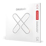 D'Addario Ultra haltbare Premium-Saiten für Westerngitarre | HÖCHSTE QUALITÄT | XSAPB1356 | Beschichtete Phosphor Bronze | Medium (13-56)