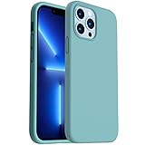 ORNARTO Flüssig Silikon Hülle Kompatibel mit iPhone 13 Pro Max(6,7') Liquid Silicone Case, Kratzfeste Handyhülle mit Rundumschutz Schutzhülle-Kak