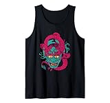 Demon Oni and Dragon Devil japanisch vaporwave harajuku Tank Top
