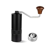 XIANGE100-SHOP Kaffeemühle Kaffeemaschinen Hand Kurbelschleifer Kaffeebohnenschleifer Tragbare Haushaltsschleifer Zwei Achsen Manuelle Kaffeemaschine (Color : A)