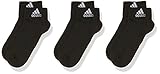adidas Socken 3 Paar Cushion Ankle, Black/Black/Black, L, DZ9379