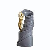 Desktop-Skulptur Abstrakte figur statue spiral handwerk skulptur kreative vase figuren dekoration zubehör wohnzimmer porch dekoration ornamente geschenk