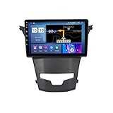 ADMLZQQ Android 10.0 Autoradio 2 Din für SsangYong Actyon 2013-2017 GPS Navigation 9'' Head Unit Unterstützt USB/WiFi/FM/Bluetooth/Mirrorlink/Lenkradsteuerung Rückfahrkamera,M500