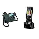 Deutsche Telekom Concept PA415 Telefon schwarz & AVM Fritz!Fon C5 DECT-Komforttelefon (hochwertiges Farbdisplay, HD-Telefonie, Internet-/Komfortdienste) schwarz, deutschsprachige V