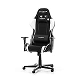 DXRacer Formula Series F11-NW Gaming Stuhl aus Stoffbezug, Schwarz-Weiß