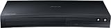 Samsung BD-J5500 3D Blu-ray Player (Curved Design, HDMI, USB) schw