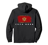 Crna Gora Montenegro Flagge Montenegrinisch Balkan Stolz Pullover H