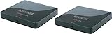 SCHWAIGER -HDFS100 511- HDMI-Funk-Set | ein Receiver auf zwei Fernseher | 1080p HD Auflösung | 1x Sender, 1x Empfänger | full HD, wireless | schw