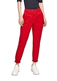 s.Oliver Damen Regular: Chino aus Baumwollsatin red 38.32