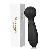 Persönlicher Massagestab, Massagegerät Kabelloser Elektrisch, Handheld Silikon Massagegerät, Körpermassagegerät, Massage Wand Wiederaufladbar per USB, für Muskelmassage, Entspannung und Bewegung