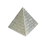 Zigarettenspitzen Aschenbecher Winddichte Pyramide mit Flachreliefs Stil Perfektes Tages- und Geschäftsgeschenk Bürobar Zigarettenaschenb