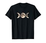 Wicca Vollmond Mond Phase Göttin Symbol Magie Natur Religion T-S