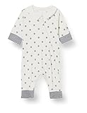 Petit Bateau Unisex Baby A00MF03 Nachthemd, Marshmallow/Gris, 1 M
