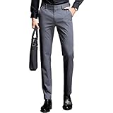 Formelle Herrenhose Four Seasons Style Business Slim-Fit Hose Fit Temperament Freizeithose mit geradem Bein 29