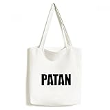 DIYthinker Patan Nepal Stadt Namen Environmentally-Tasche Einkaufstasche Kunst Waschbar 33cm x 40 cm (13 Zoll x 16 Zoll) Mehrfarbig