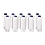 HUAZHUANG-Home 1. 0pcs. Kaffeemaschine Filter fit for Dlsc002. Mit aktiviertem Kohlenstoff- Wasserfilter for Delonghi Ex, Esam, ETAM. (Color : White)