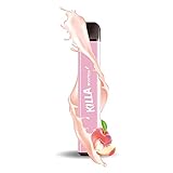 KILLA SWITCH Einweg E-Zigarette Peach Ice 600 Züge I 2ml Aroma Liquid I Vape Shisha Verdampfer für ätherische Ö