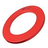 joyionic Dart Surround Auffangring Dartscheibe Schutzring Catchring PU Leder, Rot, Innendurchmesser 45 cm, Außendurchmesser 68 cm, Perfekter S