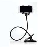 ELAULA Kfz-Halterung für Handys, Windschutzscheibe, universal, flexibel, verstellbar, Handy-Halter, Clip, Lazy Home Bett, Desktop-Halterung, Smartphone-Ständer (Farbe: schwarz)
