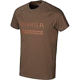 Härkila Logo T-Shirt 2er-Pack Willow Green/Slate Brown mit Rundhalsausschnitt, Größe:XL