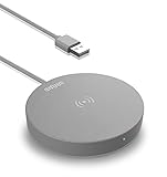 Natürlicher Kalkstein Wireless Charger, bhipo 15W Schnelle kabellose Ladestation, passend für iPhone 13/13 Pro/13 Pro Max/12/SE 2020/11, passend für Samsung Galaxy S21, AirPods Pro(Kein Netzteil)