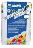 'Keracolor FF Flexfuge silbergrau' Feinfuge, flexibler Fugenmörtel, für Fugen von 2 bis 6 mm (1 Beutel 5 kg silbergrau)