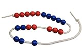 WISSNER® aktiv lernen - 20er Rechenkette rot/blau - RE-Plastic®